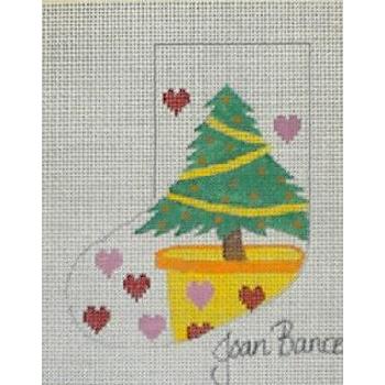 #818 Tree in Pot Ornament Image